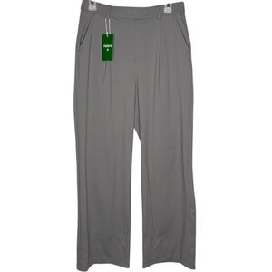 HALARA Gray Wide Leg Trousers pants women’s size medium NWT high waist